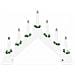 Ponte con Candele di Natale con 7 LED Bianco 39.5 x 5 x 29 cm - Foto miniatura 6