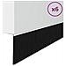 Spazzole per porte autoadesive 6 pcs Bianco 100 cm - Foto miniatura 1