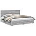 Struttura del letto con testiera Grigio Sonoma 200 x 200 cm - Foto miniatura 1