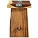 Sgabello per Bagno Naturale 50 x 30 x 45 cm Legno Naturale - Foto miniatura 6