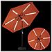 Parasol da Giardino con Luci LED 270 x 270 cm Poliestere - Foto miniatura 6