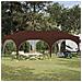 Tenda per feste a pop-up 575 x 288 x 245 cm Marrone - Foto miniatura 2