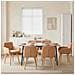 Sedie da pranzo 6 pcs Bouclé Beige 59 x 57 x 85 cm - Foto miniatura 2