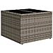 Set di divani 6 pz Grigio e Blu Navy Rattan sintetico e Acciaio - Foto miniatura 5