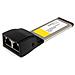 Scheda adattatore di rete NIC ExpressCard Dual Port Gigabit Ethernet 1 porta per laptop - Foto miniatura 1
