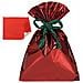 50 buste regalo in ppl metal lucido 20x35cm rosso senza patella adesiva - Foto miniatura 2