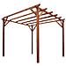 Pergola impregnata in legno di pino per giardino m 3x3 - Foto miniatura 3
