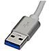 Adattatore di rete USB 3.0 a Ethernet Gigabit - Argento - Foto miniatura 3
