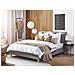 Letto Matrimoniale Moderno In Tessuto Grigio 160x200cm Sennez - Foto miniatura 28