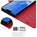 Custodia Compatibile Con Google Pixel 3 Xl In Rosso Carminio - Coperchio Protettiva Con Chiusura Magnetica, Funzione Stand E Tasca Per Le Carte - Foto miniatura 4