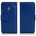 Custodia Compatibile Con Htc One M4 Mini In Blu Reale - Coperchio Protettivo In Ecopelle Testurizzata E Tasca Per Carte Di Credito - Foto miniatura 2