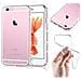 Custodia Compatibile Con Apple Iphone 6 / Iphone 6s In Bianco Trasparente - Coperchio Protettivo In Silicone Tpu Flessibile Con Design A Strass - Foto miniatura 3