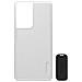 Cover Samsung Galaxy S21 Ultra Super Frosted Shield Stand Video Bianco - Foto miniatura 1