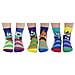 Mini Mashers - 6 Oddsocks Per I Bambini Uk 9 - 12 Eu 27 -30.5 - Foto miniatura 2