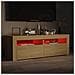 Mobile Porta TV con Luci LED Rovere Sonoma 120x35x40 cm - Foto miniatura 9