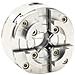 Mandrino Legno a 4 Griffe Connessione Acciaio Argento M33 9 mm - Foto miniatura 3