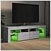 Mobile Porta TV con Luci LED Grigio Cemento 140x36,5x40 cm - Foto miniatura 8