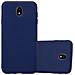 Custodia Compatibile Con Samsung Galaxy J3 2017 Us Version In Candy Blu Scuro - Coperchio Protettivo In Silicone Tpu Flessibile - Foto miniatura 1