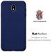 Custodia Compatibile Con Samsung Galaxy J3 2017 Us Version In Candy Blu Scuro - Coperchio Protettivo In Silicone Tpu Flessibile - Foto miniatura 8
