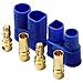 5 Paia Ec3 Di Alta Qualità, Maschio-femmina, Connettori Per Batterie Da Modellismo Rc Lipo, Colore Blu - Foto miniatura 3