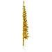 Albero Natale Artificiale Sottile A Metà Con Supporto Oro 150cm - Foto miniatura 5