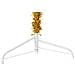 Albero Natale Artificiale Sottile A Metà Con Supporto Oro 150cm - Foto miniatura 6