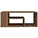 Tavolino Salotto Rovere Marrone 100x50x40 Cm Legno Multistrato - Foto miniatura 2