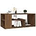 Tavolino Salotto Rovere Marrone 100x50x40 Cm Legno Multistrato - Foto miniatura 4