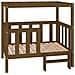 Cuccia per Cani Miele 105,5x83,5x100 cm Legno Massello di Pino - Foto miniatura 1