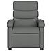 Poltrona Reclinabile In Tessuto Grigio Scuro - Foto miniatura 3