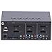 KVM Switch DisplayPort a 2 porte per doppio monitor DP, 4K 60Hz, 2 porte HID USB 2.0, Hub 2 porte USB 5Gbps, Commutazione con hotkey e pulsanti, Conforme a TAA - Protezione ESD livello 3 - Foto miniatura 4