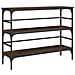 Tavolino Consolle Rovere Marrone 100x32x75 Cm Legno Multistrato - Foto miniatura 2