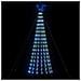 Illuminazione Albero Di Natale A Cono 275led Blu 180cm - Foto miniatura 2
