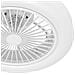Plafoniere Ventilatore Ortona Abs Bianco Diff Acrilico Bianco Led 3x8,5w - Foto miniatura 2