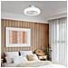 Plafoniere Ventilatore Ortona Abs Bianco Diff Acrilico Bianco Led 3x8,5w - Foto miniatura 6