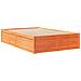 Letto Senza Materasso Marrone Cera 120x190 Cm In Legno Di Pino - Foto miniatura 3