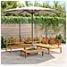 Set Divano Pallet Da Giardino 4 Pz In Legno Massello Di Acacia - Foto miniatura 1