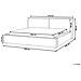 Letto Tessuto Linards 160 X 200 Cm Bianco Sporco - Foto miniatura 5