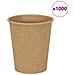 Bicchieri Da Caffè In Carta 1000 Pz 8oz 200ml Marrone - Foto miniatura 1