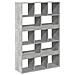 Libreria Grigio Cemento 100x33x156,5 Cm In Truciolato - Foto miniatura 2