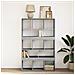 Libreria Grigio Cemento 100x33x156,5 Cm In Truciolato - Foto miniatura 3