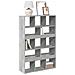 Libreria Grigio Cemento 100x33x156,5 Cm In Truciolato - Foto miniatura 1