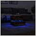 Lusso Casadino -  Tavolino Da Soggiorno Con Luci Led Rovere Sonoma 50x50x40 Cm - Foto miniatura 4