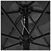 Ombrellone Da Esterni Con Palo In Alluminio 270x246cm Antracite - Foto miniatura 5