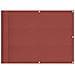 Paravento Balcone Terracotta 75x1000 cm 100% Poliestere Oxford - Foto miniatura 1