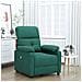 Poltrona Massaggiante Verde Scuro in Tessuto - Foto miniatura 2
