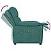 Poltrona Massaggiante Verde Scuro in Tessuto - Foto miniatura 7