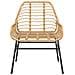 Set Pranzo da Giardino 7pz Marrone Polyrattan Vetro - Foto miniatura 5