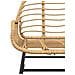 Set Pranzo da Giardino 7pz Marrone Polyrattan Vetro - Foto miniatura 6