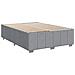 Giroletto a Molle con Materasso Grigio Chiaro 140x200cm Tessuto - Foto miniatura 8